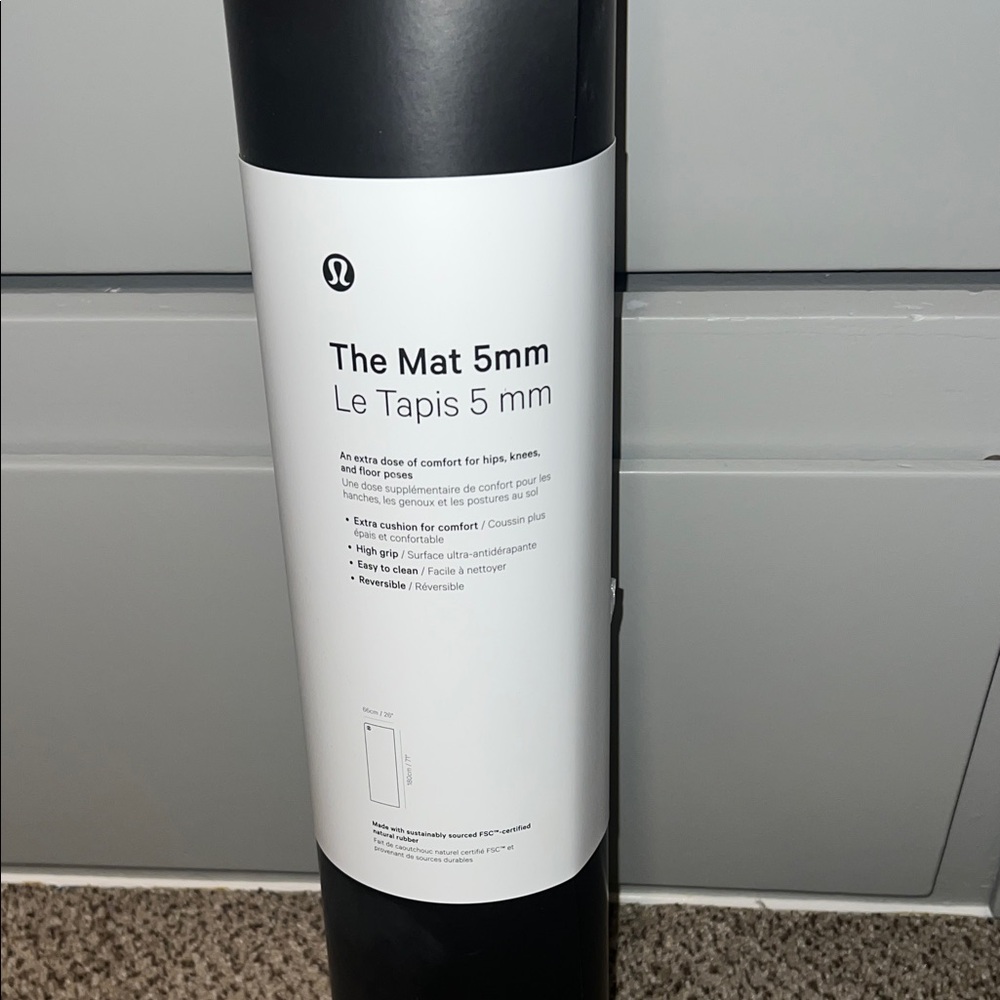 lululemon athletica Black Yoga Mat